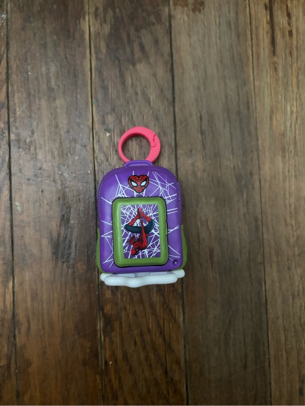 mcdonalds x spiderman backpack keychain